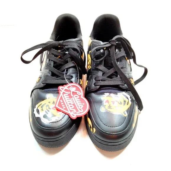 Louis Vuitton Sneakers Men Black PVC 790-073025 - Picture 2 of 9